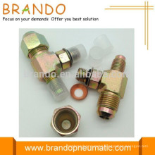 T valve and cap for refrigeration system